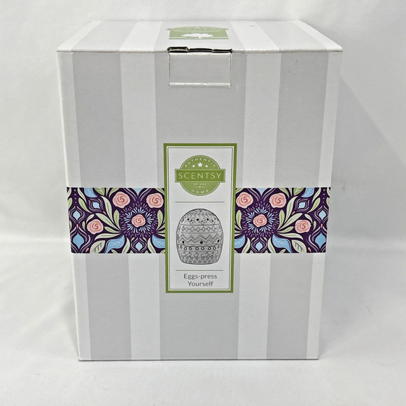 Scentsy "Eggs-Press Yourself" DIY Colorable Easter Egg Wax Warmer (Used ) - Picture 6 of 6